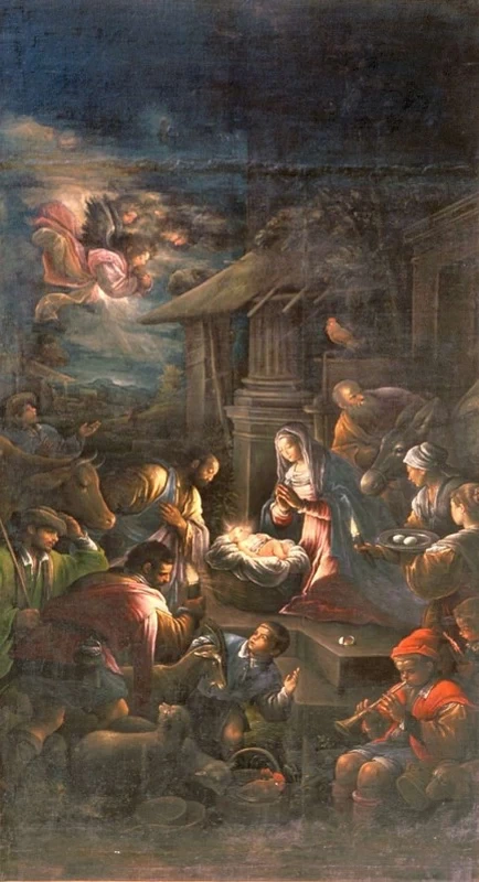 Francesco Bassano-157-Adorazione dei pastori